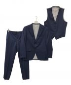 GINZA Global styleギンザグローバルスタイル）の古着「3ピーススーツ」｜ネイビー