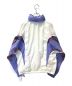 REEBOK (リーボック) ナイロンジャケット ホワイト×パープル サイズ:M：3980円