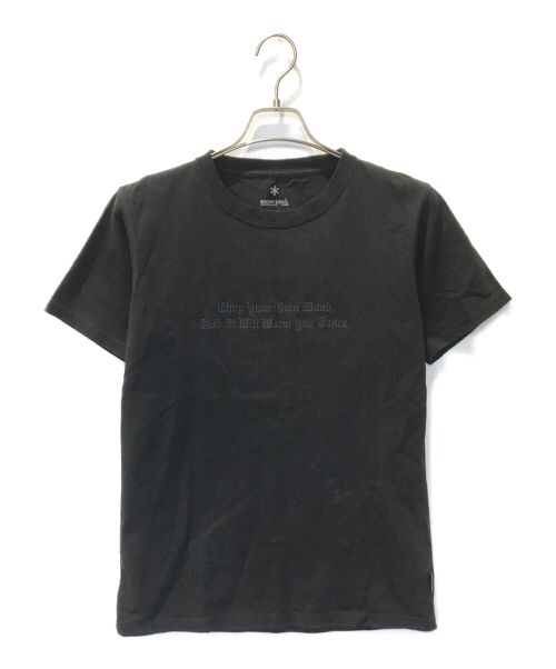 Snow peak（スノーピーク）snow peak (スノーピーク) Tシャツ ブラック サイズ:Mの古着・服飾アイテム