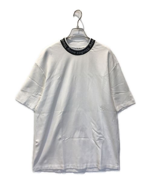 Acne studios（アクネ ストゥディオス）Acne studios (アクネストゥディオス) ロゴカラーTシャツ ホワイト サイズ:Sの古着・服飾アイテム