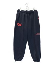 9090（ナインティーナインティー）の古着「90 Logo Sweat Pants」｜ネイビー