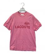LACOSTEラコステ）の古着「プリントTシャツ」｜ピンク