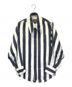 Vivienne Westwood manヴィヴィアン ウェストウッド マン）の古着「デザインシャツ」｜インディゴ×ホワイト