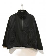 VERON (ヴァロン) コットンナイロン高密度ツイルG9スウィングトップハリントンジャケット ブラック サイズ:M