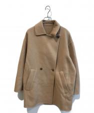 SLOBE IENA (スローブ イエナ) souple wool ダブルフェイスミドルコート ベージュ サイズ:FRER