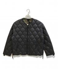 TAION (タイオン) M65 ライナーWジップ ダウンジャケット-ソフトシェル　M65LSZBML-1 ブラック サイズ:Ｌ