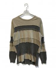 UNDERCOVERISM (アンダーカバーイズム) 再構築カットソー　V238 ベージュ サイズ:M