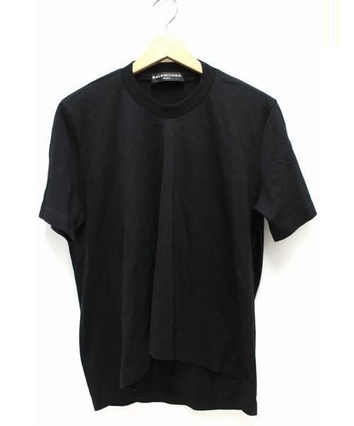 BALENCIAGA（バレンシアガ）BALENCIAGA (バレンシアガ) タックインTシャツ ブラック サイズ:M 税抜の古着・服飾アイテム