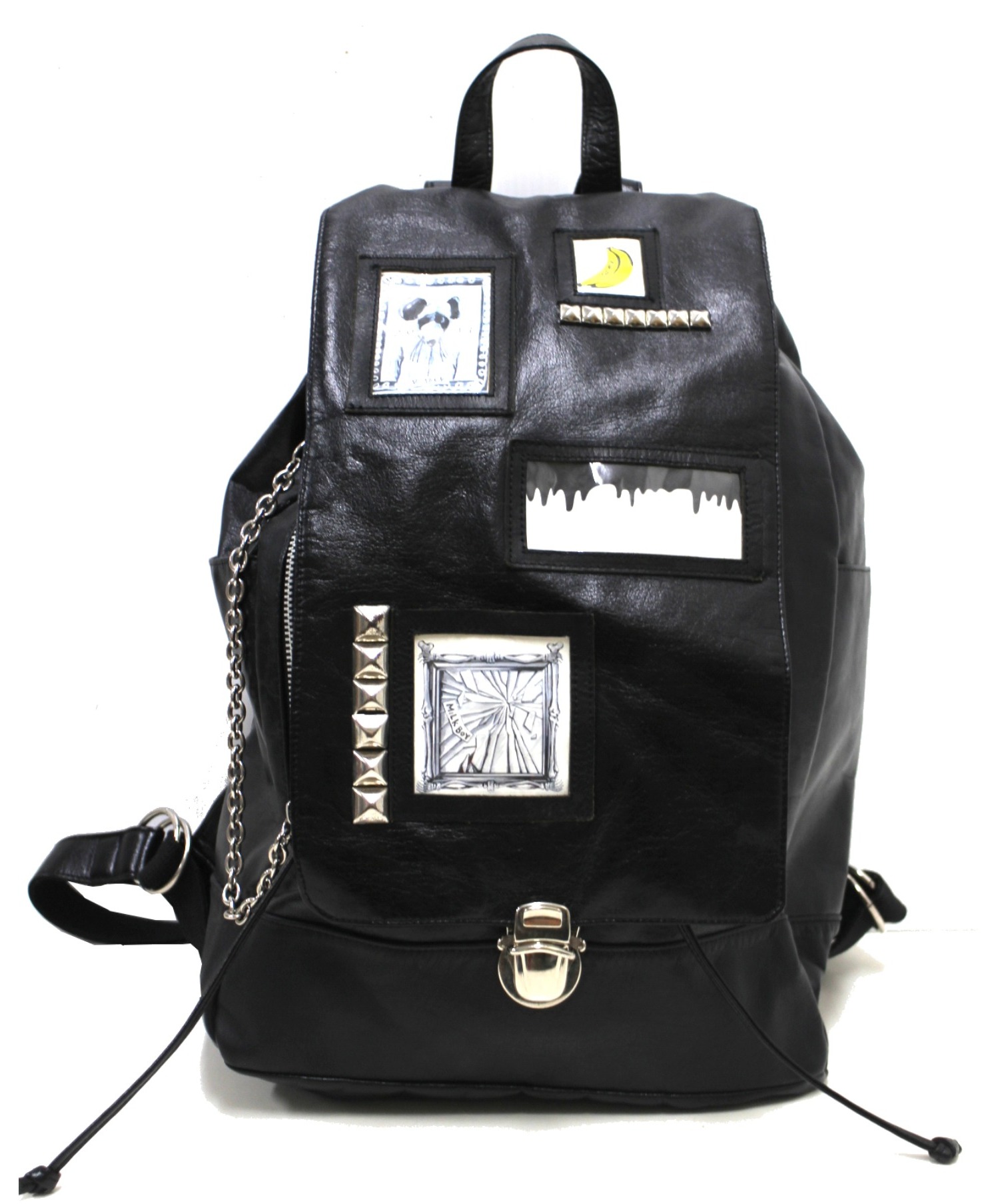 中古 古着通販 Milk Boy ミルクボーイ バックパック ブラック Gallery Sack ブランド 古着通販 トレファク公式 Trefac Fashion