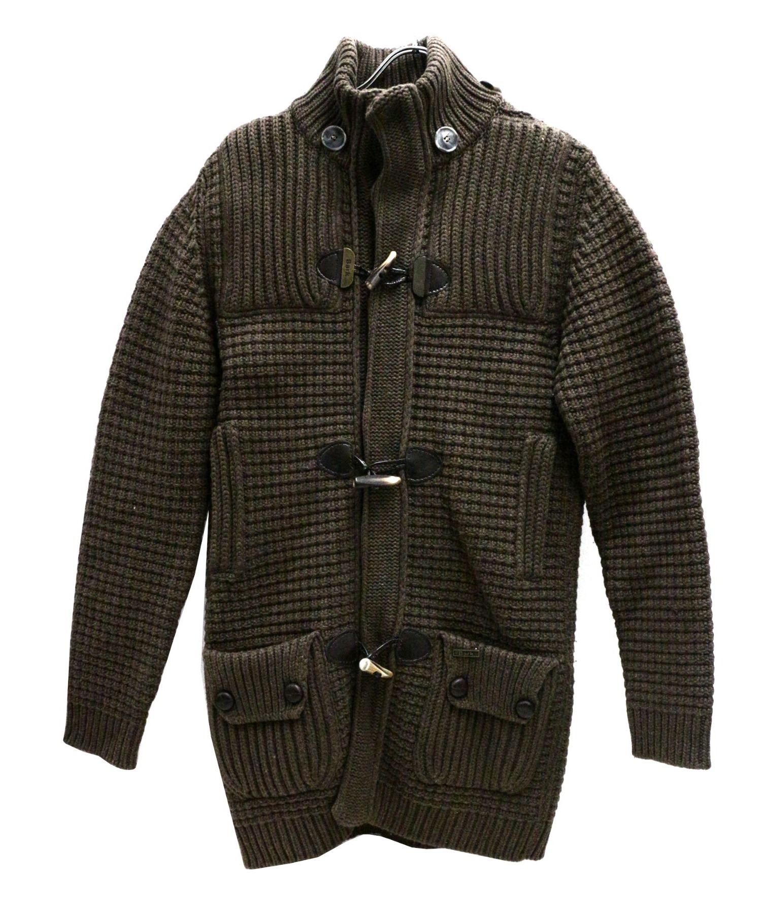 中古 古着通販 Bark バーク ニットダッフルコート ブラウン サイズ Xs ブランド 古着通販 トレファク公式 Trefac Fashion