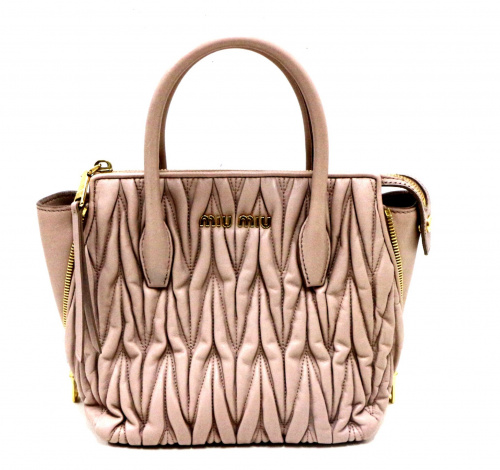 中古 古着通販 Miu Miu ミュウミュウ マテラッセ2wayショルダーバッグ ピンク サイズ ブランド 古着通販 トレファク公式 Trefac Fashion