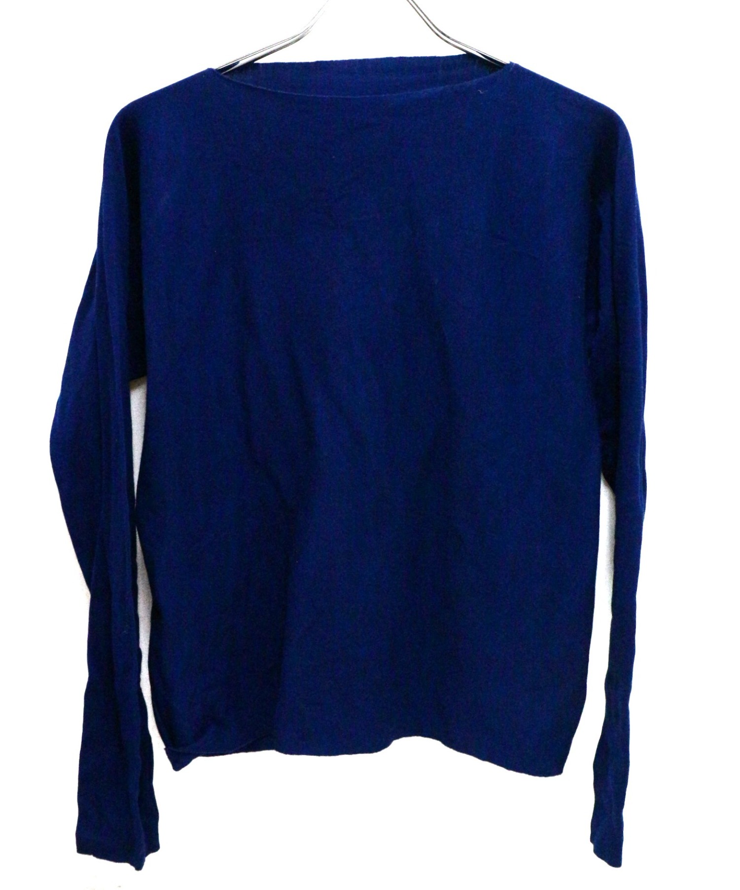 中古 古着通販 Mittan ミッタン ボートネックニット ネイビー サイズ 2 ブランド 古着通販 トレファク公式 Trefac Fashion