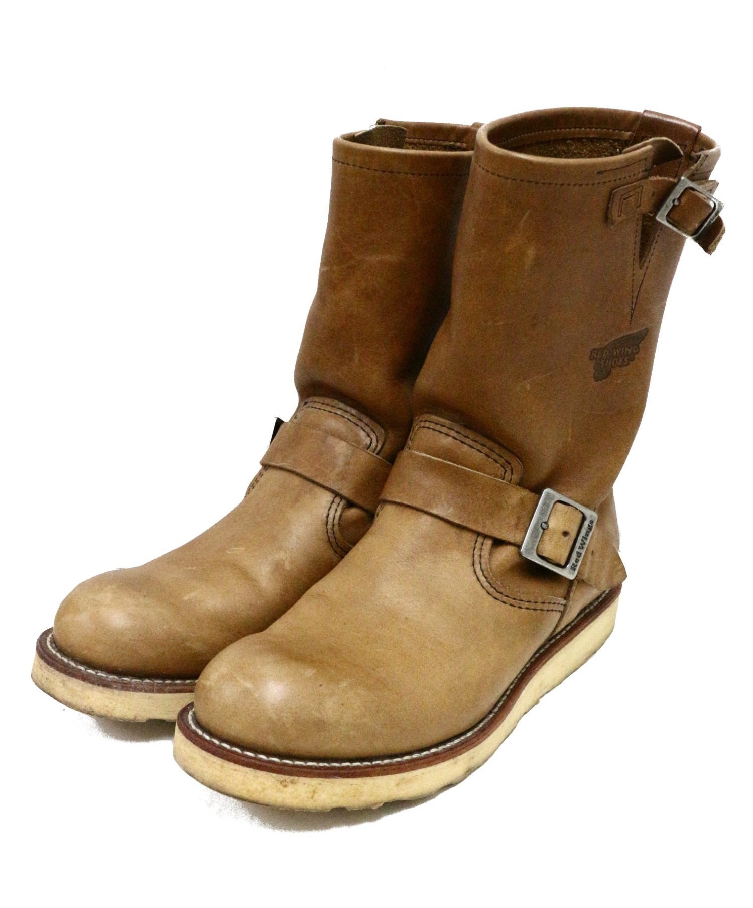 中古 古着通販 Red Wing レッドウィング エンジニアブーツ ベージュ サイズ Uk8 9027 ブランド 古着通販 トレファク公式 Trefac Fashion