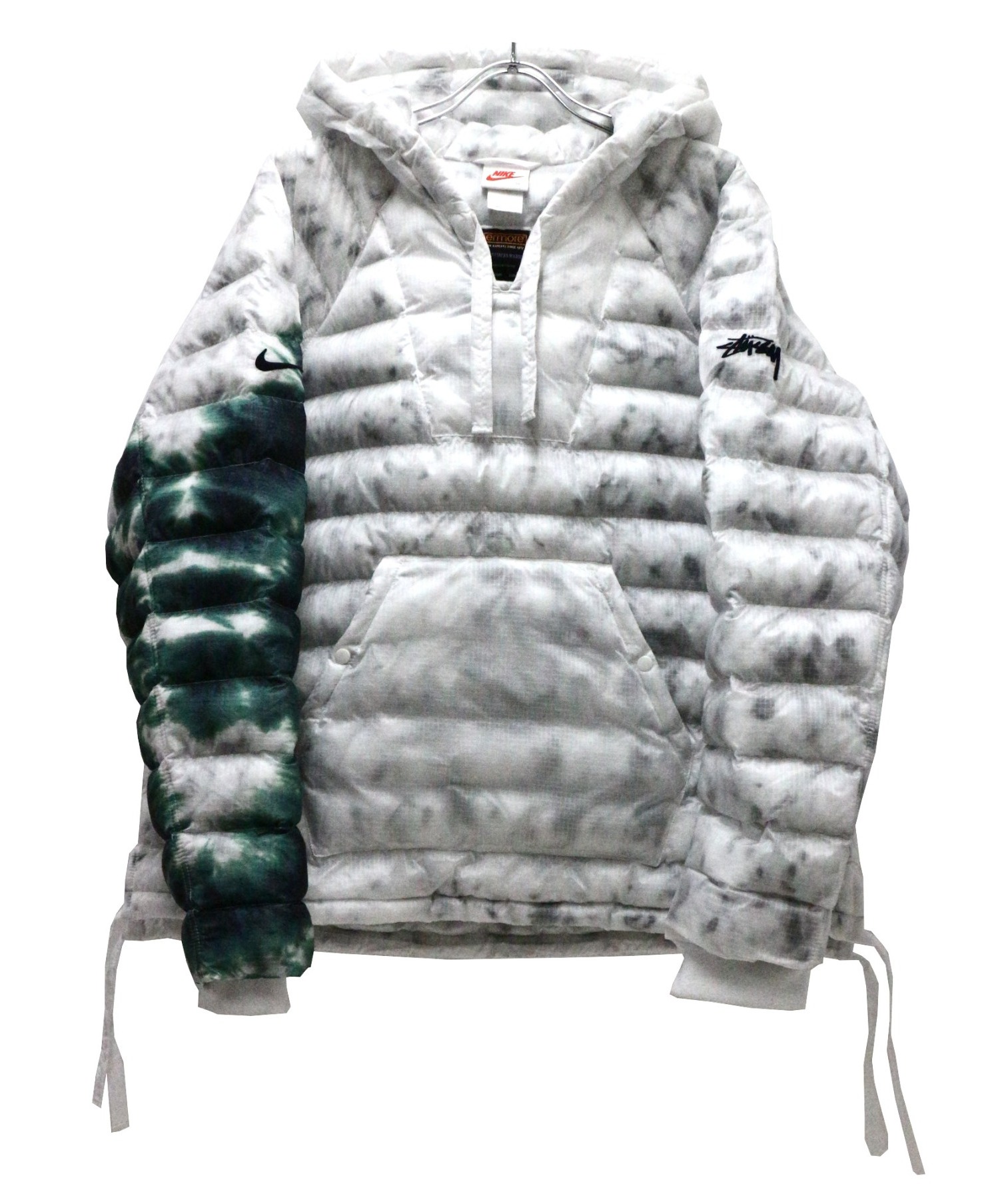 【中古・古着通販】NIKE×STUSSY (ナイキ×ステューシー) Insulated Pullover Jacket ホワイト サイズ:M