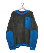 Comfy Outdoor Garment（コンフィーアウトドアガーメント）の古着「プリコールドフリース」｜グレー×ブルー