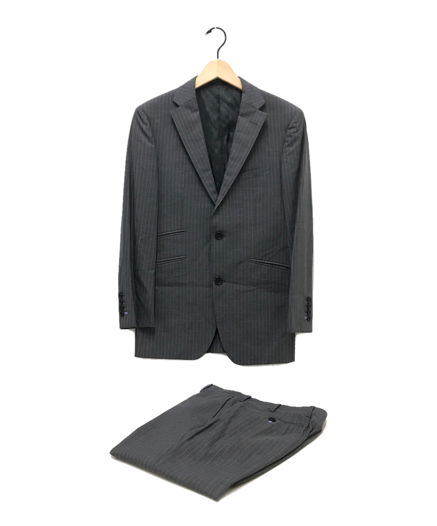 BURBERRY BLACK LABEL (バーバリーブラックレーベル) 2Bスーツ グレー サイズ:36R