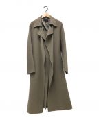 icB（）の古着「Wool Rever トレンチ型コート」｜グレー
