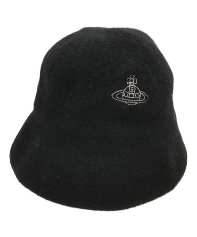 [中古]Vivienne Westwood(ヴィヴィアンウエストウッド)のレディース 帽子 オーブ刺繍バケットハット