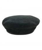 FUMIKA UCHIDA（フミカウチダ）の古着「ラムリネンベレー帽」｜ブラック