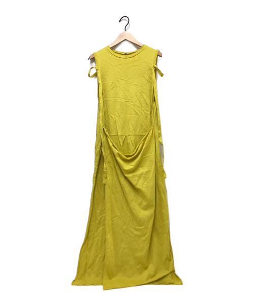RITO（リト）Rito (リト) CUSTOMIZE JERSEY DRESS イエロー サイズ:38の古着・服飾アイテム