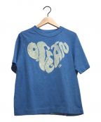 45R（）の古着「魚達ハートプリントの908Tシャツ」｜ブルー