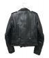 VANSON (バンソン) ライダースジャケット ブラック サイズ:36：24800円