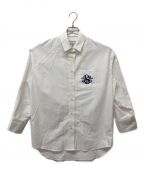 SEVEN TEN by MIHO KAWAHITOセブン テン バイ ミホ カワヒト）の古着「SVT刺繍オックスシャツ」｜ホワイト