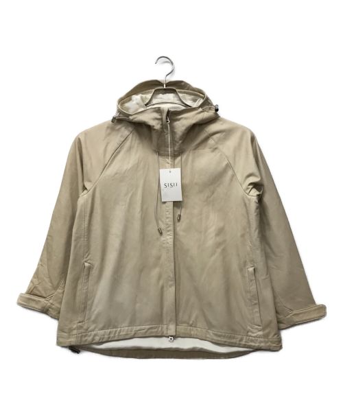 sisii（シシ）sisii (シシ) 21SSカウレザーフーデッドジャケット アイボリー サイズ:XLの古着・服飾アイテム