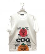 CDGシーディージー）の古着「オンラインセラミックス ロゴ Tシャツ」｜ホワイト