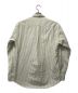 AURALEE (オーラリー) 22SS フィンクス ストライプシャツ ホワイト サイズ:M：9800円