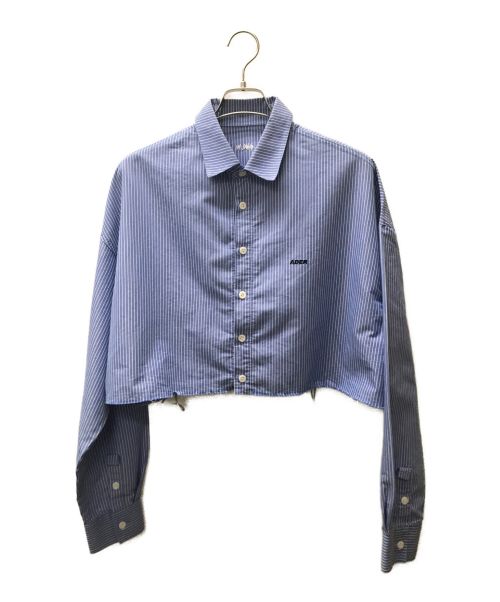 ADER error（アーダーエラー）ADER error (アーダーエラー) Reda crop shirt ブルー サイズ:FREEの古着・服飾アイテム