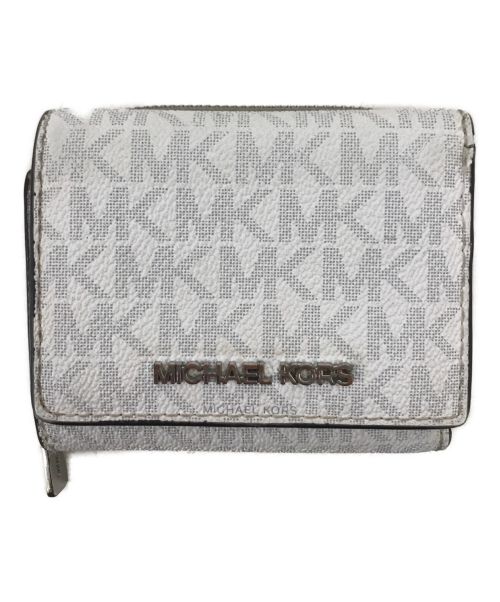 MICHAEL KORS（マイケルコース）MICHAEL KORS (マイケルコース) 財布/三つ折り財布 ホワイトの古着・服飾アイテム