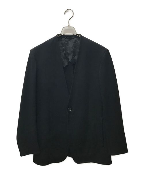 RAINMAKER（レインメーカー）RAINMAKER (レインメーカー) ノーカラージャケット ブラック サイズ:Lの古着・服飾アイテム