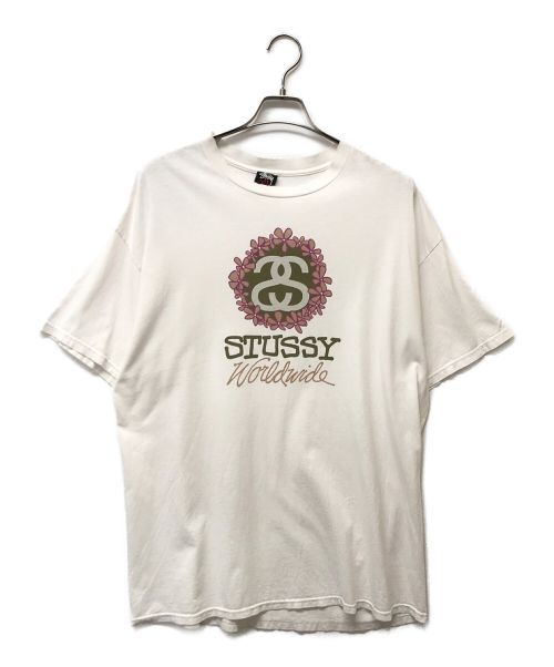 stussy（ステューシー）stussy (ステューシー) Tシャツ ホワイト サイズ:XLの古着・服飾アイテム