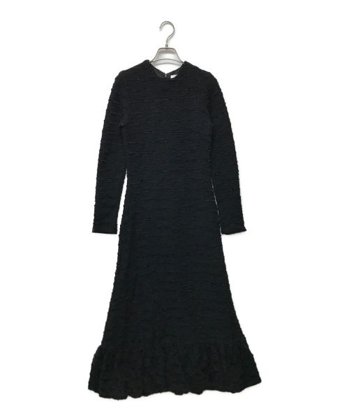 Ameri（アメリ）AMERI (アメリ) LUXURY BALLON HEM CUT DRESS ブラック サイズ:S 未使用品の古着・服飾アイテム