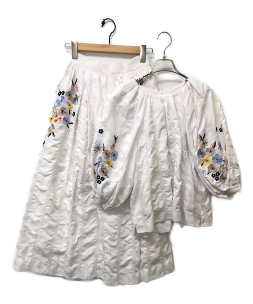 CHESTY（チェスティ）CHESTY (チェスティ) セットアップ ホワイト サイズ:1の古着・服飾アイテム