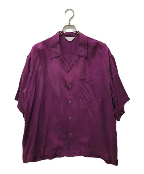 UNUSED（アンユーズド）UNUSED (アンユーズド) オープンカラーシャツ パープル サイズ:4の古着・服飾アイテム