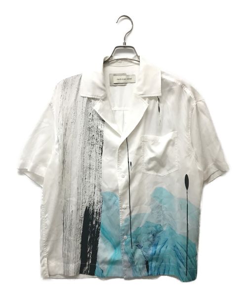 FenG CHen WANG（フェンチェンワン）FenG CHen WANG (フェンチェンワン) Landscape shirts ホワイト サイズ:XSの古着・服飾アイテム