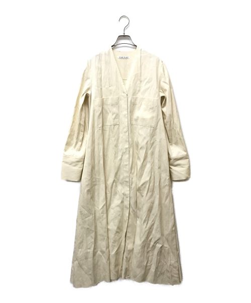 Plage（プラージュ）Plage (プラージュ) R’IAMVネック シャツ ワンピース アイボリー サイズ:表記なしの古着・服飾アイテム