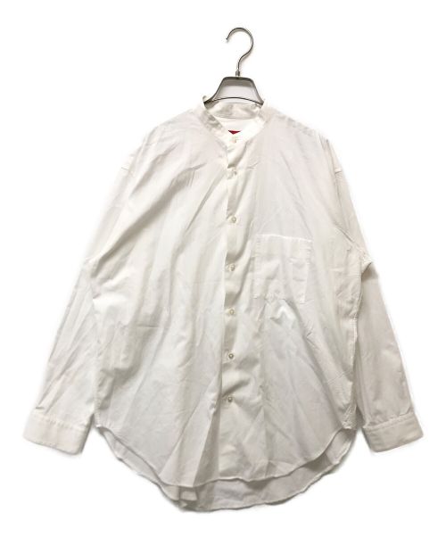 5525gallery（ゴーゴーニーゴーギャラリー）5525gallery (ゴーゴーニーゴーギャラリー) バンドカラーシャツ ホワイト サイズ:L/XLの古着・服飾アイテム