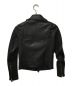 ESTNATION (エストネーション) ラムレザーライダースジャケット ブラック サイズ:36：9800円