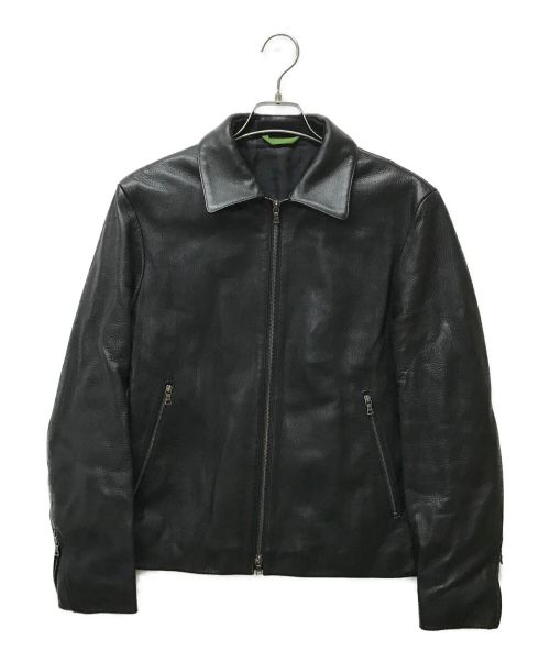 PAUL SMITH（ポールスミス）Paul Smith (ポールスミス) レザージャケット ブラック サイズ:Mの古着・服飾アイテム