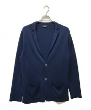 Drumohr (ドルモア) ニットテーラードジャケット ブルー サイズ:L