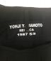 中古・古着 Yohji Yamamoto pour homme (ヨウジヤマモト プールオム) カットアウトタックワイドパンツ ブラック サイズ:34：35000円
