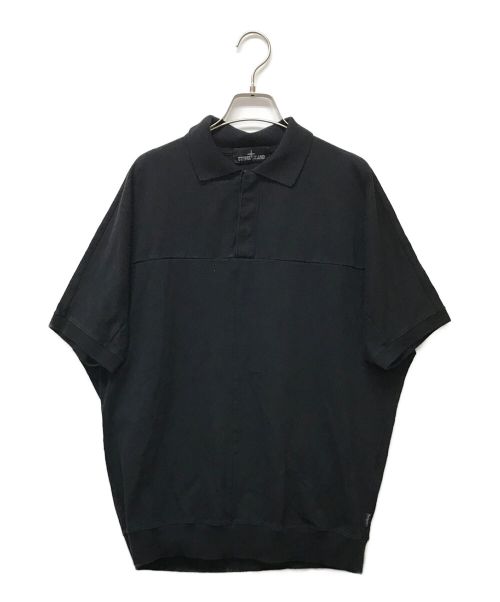 STONE ISLAND（ストーンアイランド）STONE ISLAND (ストーンアイランド) シャドーポロシャツ ブラック サイズ:Mの古着・服飾アイテム