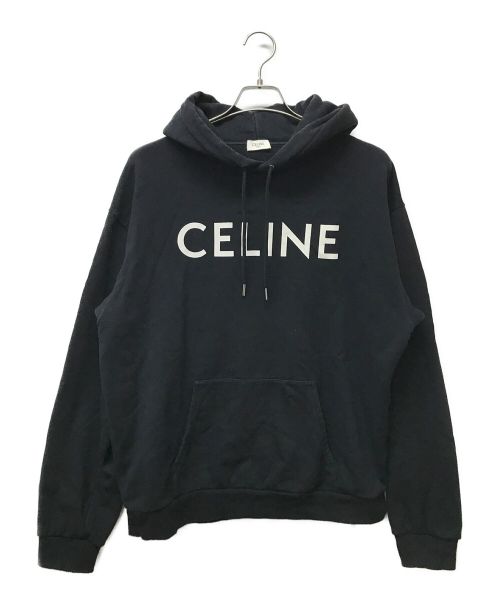 CELINE（セリーヌ）CELINE (セリーヌ) ルーズスウェットシャツ ブラック サイズ:XLの古着・服飾アイテム
