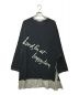 Yohji Yamamoto pour homme（ヨウジヤマモト プールオム）の古着「ムラ染めロングカットソー」｜ブラック×グレー