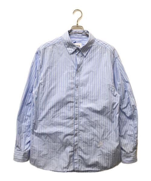 ADER error（アーダーエラー）ADER error (アーダーエラー) ZARA (ザラ) シャツ ブルー サイズ:Lの古着・服飾アイテム