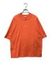Acne studios（アクネストゥディオス）の古着「リバースロゴプリントTシャツ」｜オレンジ