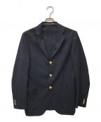 Traditional Weatherwearトラディショナルウェザーウェア）の古着「金釦テーラードジャケット」｜ネイビー